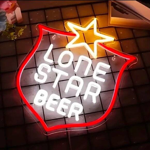 LONG STAR  NEON LED SIGN - Picture 3 of 4